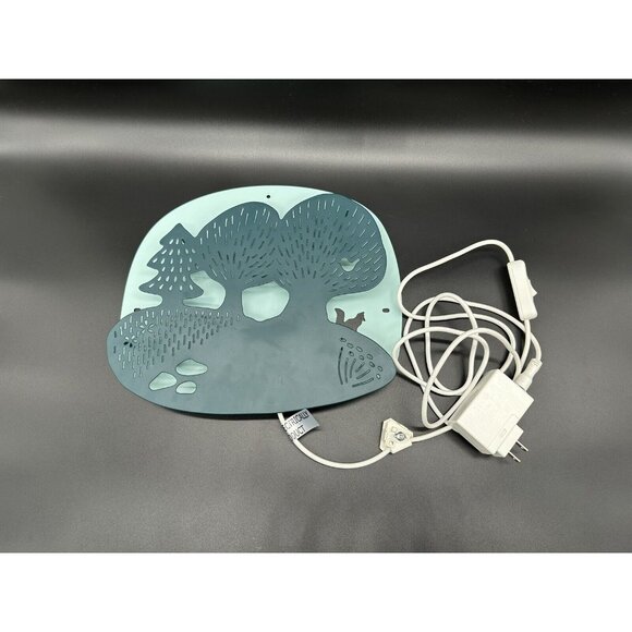 IKEA Other - Fox Lamp IKEA DUGGREGN LED Children Nursery Wall Mount Forest Woodland Turquoise